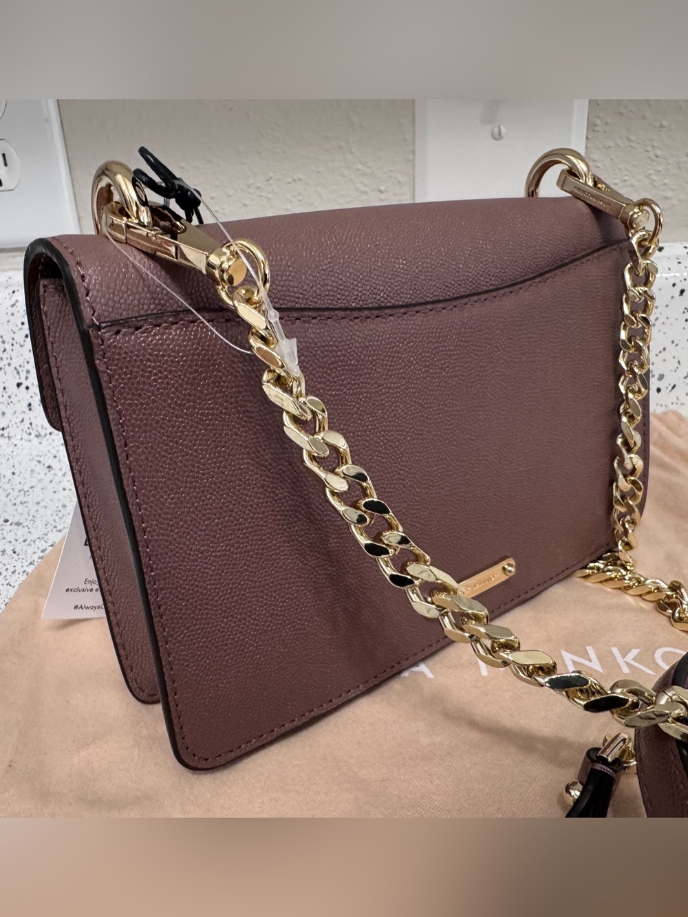 Rebecca Minkoff Jean Xbody Shoulder Bag Mink - Picture 8 of 16